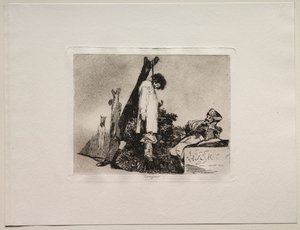 Krigens rædsler: Heller ikke i dette tilfælde. af Francisco de Goya