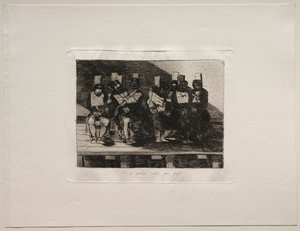 Krigens rædsler: Man kan ikke fortælle hvorfor. af Francisco de Goya