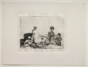 Krigens rædsler: Måske er de af en anden race af Francisco de Goya