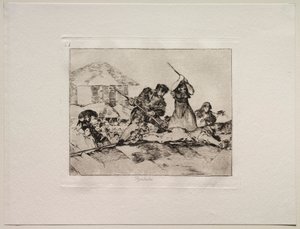 The Horrors of War: Rabble. af Francisco de Goya