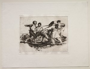 Krigens rædsler: med rette eller forkert. af Francisco de Goya