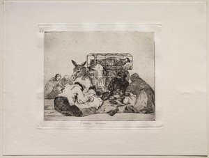 The Horrors of War: Strange Devotion! af Francisco de Goya