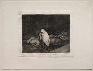 The Horrors of War: The Beds of Death. af Francisco de Goya
