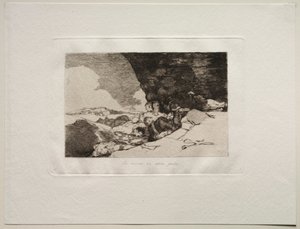 Krigens rædsler: Det samme andetsteds. af Francisco de Goya