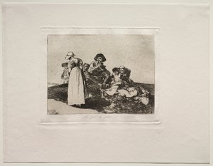 The Horrors of War: The Worst is to Beg. af Francisco de Goya
