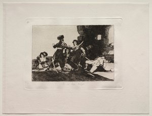 Krigens rædsler: Der er ikke tid nu af Francisco de Goya
