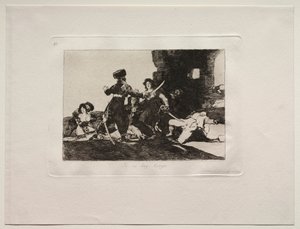 Krigens rædsler: Der er ikke tid nu. af Francisco de Goya