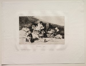 Krigens rædsler: Disse også. af Francisco de Goya