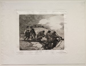 Krigens rædsler: De kender ikke vejen af Francisco de Goya