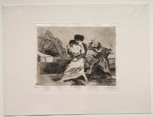 Krigens rædsler: De kan ikke lide det af Francisco de Goya