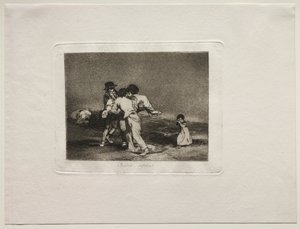 The Horrors of War: Unhappy Mother. af Francisco de Goya