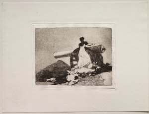 Krigens rædsler: Hvilket mod! af Francisco de Goya