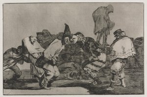 Ordsprogene: Carnival Folly, 1864. af Francisco de Goya