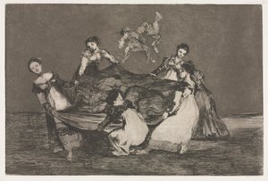 Ordsprogene: Feminin dårskab af Francisco de Goya