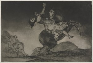 Ordsprogene: Hestebortføreren af Francisco de Goya
