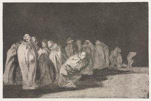 Ordsprogene: Mændene i sække af Francisco de Goya