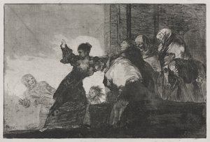 Ordsprogene: To hoveder er bedre end ét eller stakkels dårskab af Francisco de Goya