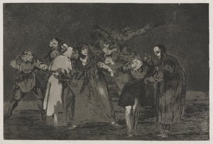 Ordsprogene: Sår heler hurtigere end forhastede ord af Francisco de Goya