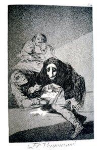 Den skamfulde, 1799 af Francisco de Goya