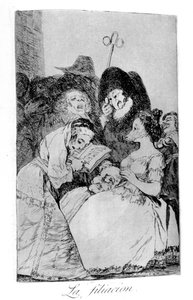 Filiationen, 1799 af Francisco de Goya