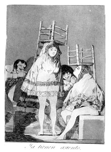 De har allerede fået en plads, 1799 af Francisco de Goya