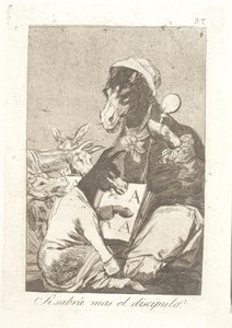 Ved eleven mere end læreren? af Francisco de Goya