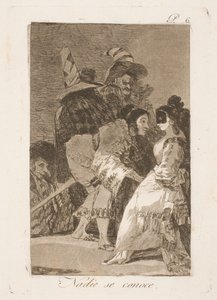 Vi kender ikke hinanden af Francisco de Goya