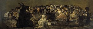 Heksesabbat eller den store ged af Francisco de Goya