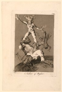 Op og ned af Francisco de Goya y Lucientes