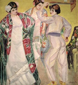 Flamencansk scene af Francisco de Iturrino
