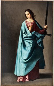 Great Martyr Euphemia (olie på lærred af Francisco de Zurbaran