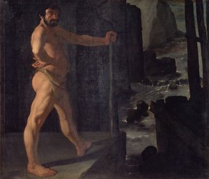 Hercules ændrer forløbet af Alpheus-floden