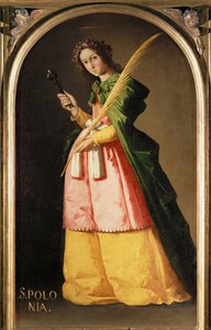 Sankt Apollonia ... af Francisco de Zurbaran