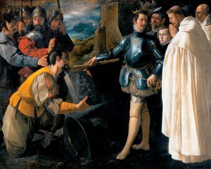 Sankt Peter Nolasco genvinder billedet af Jomfru Maria af Francisco de Zurbaran