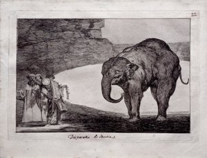 Animal Folly af Francisco de Goya