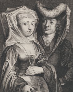 Sankt Pepin I og hans datter Sankt Begga, ca. 1645-72.