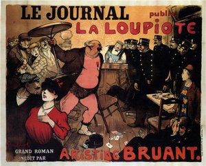 Tidsskriftet udgiver La Loupiote, stor roman af Aristide Bruant, 1908