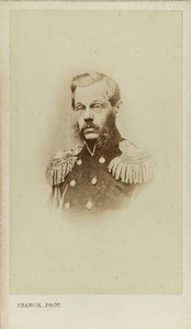 Portræt af grev Dmitry Alekseevich Milyutin 1816-1912.