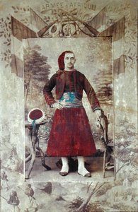 Zouave, ca. 1870 (farve litho)