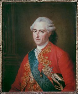 Kong Ludvig XV. ... (maleri på lærred) af Francois Hubert Drouais