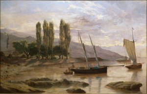 In Courtinoz bei Lutry mit Schloss Montagny