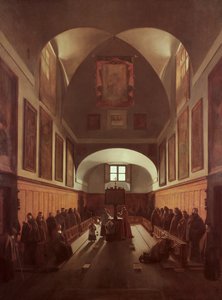 Kapucinerkirkens kor, Rom af Francois Marius Granet