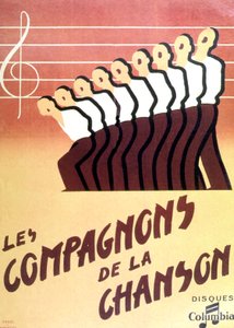 "Les Compagnons de la chanson af Francois emile Popineau