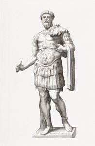 Romerske kejser Marcus Aurelius. Portræt.