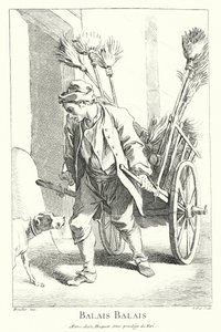 Kost sælger (gravering) af Francois (after) Boucher