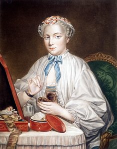 Radering fra maleriet på lærred af François boucher (1703-1770). af Francois (after) Boucher