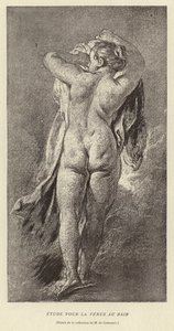 Studie for Venus i badet af Francois (after) Boucher