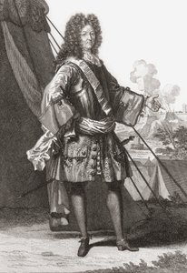 Ludvig XIV, Ranskan ja Navarran kuningas. (Tulosta) af Francois (after) Boucher