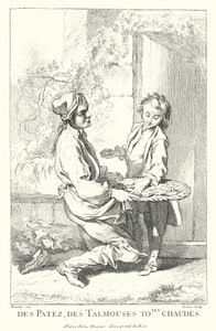 Konditorsælger (gravering) af Francois (after) Boucher