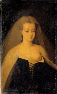 Portræt af Agnes Sorel (1422-1450) (Dame af Beaute sur Marne) (Beaute-sur-Marne), kong Charles VII